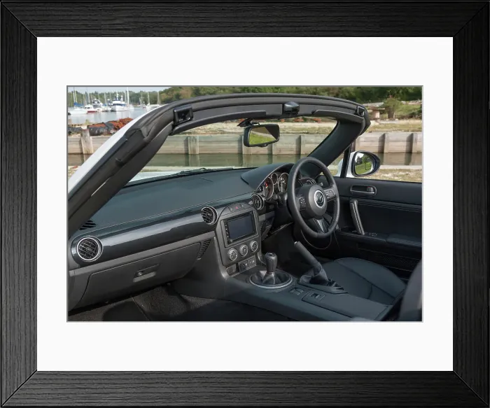 Framed Print : 2014 Mazda MX5 Roadster Coupe Framed Print : 2014 Mazda MX5 Roadster Coupe