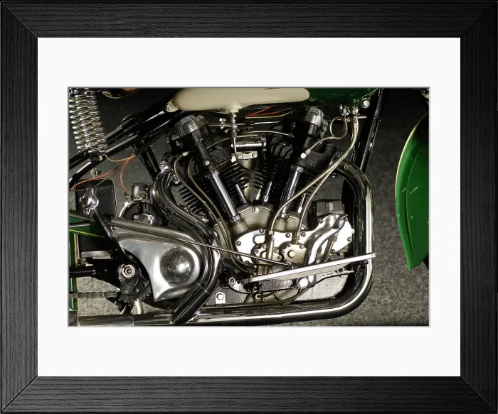 Framed Print : Crocker big tank V twin 1937. Artist: Simon Clay Framed Print : Crocker big tank V twin 1937. Artist: Simon Clay