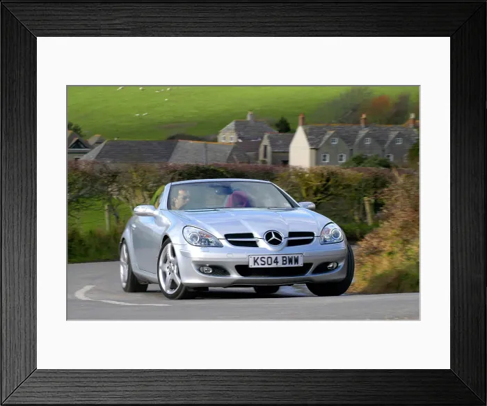Framed Print : 2004 Mercedes Benz SLK 200K Framed Print : 2004 Mercedes Benz SLK 200K