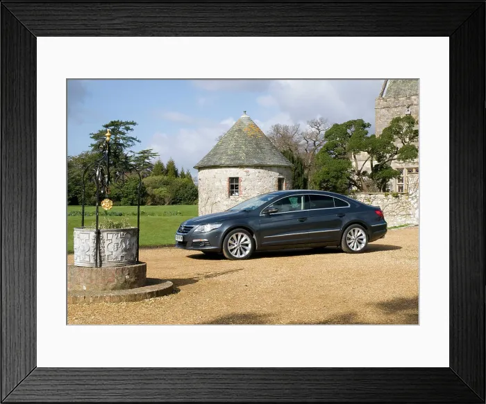 Framed Print : 2009 Volkswagen Passat CC Coupe Framed Print : 2009 Volkswagen Passat CC Coupe