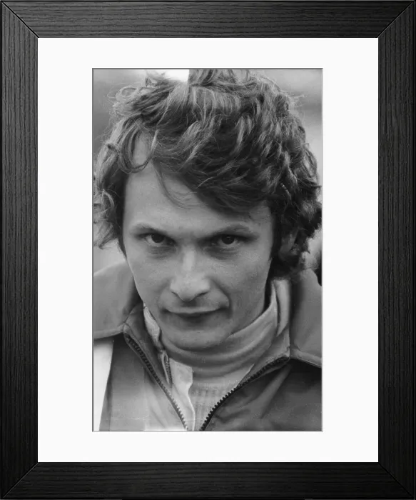 Framed Print : Niki Lauda, c1971 Framed Print : Niki Lauda, c1971