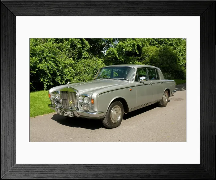 Framed Print : 1968 Rolls Royce Silver Shadow Framed Print : 1968 Rolls Royce Silver Shadow