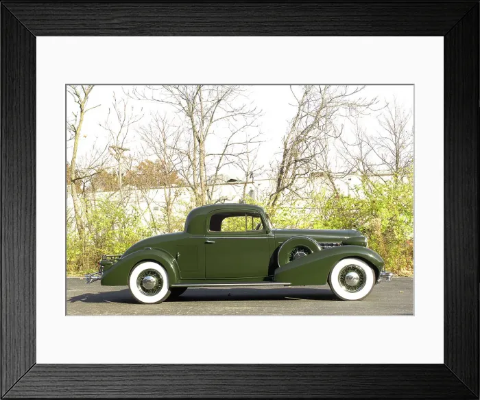 Framed Print : Cadillac V8 355d coupe by Fisher 1934. Artist: Simon Clay Framed Print : Cadillac V8 355d coupe by Fisher 1934. Artist: Simon Clay