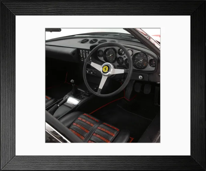 Framed Print : 1973 Ferrari Daytona Framed Print : 1973 Ferrari Daytona