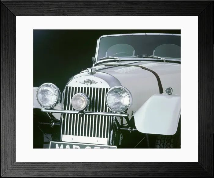 Framed Print : Morgan Plus Four grille Framed Print : Morgan Plus Four grille
