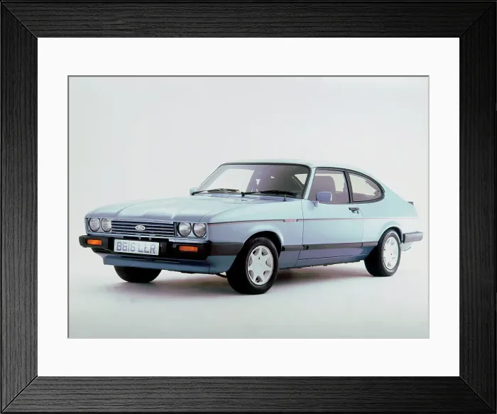 Framed Print : 1985 Ford Capri 2.8i Framed Print : 1985 Ford Capri 2.8i