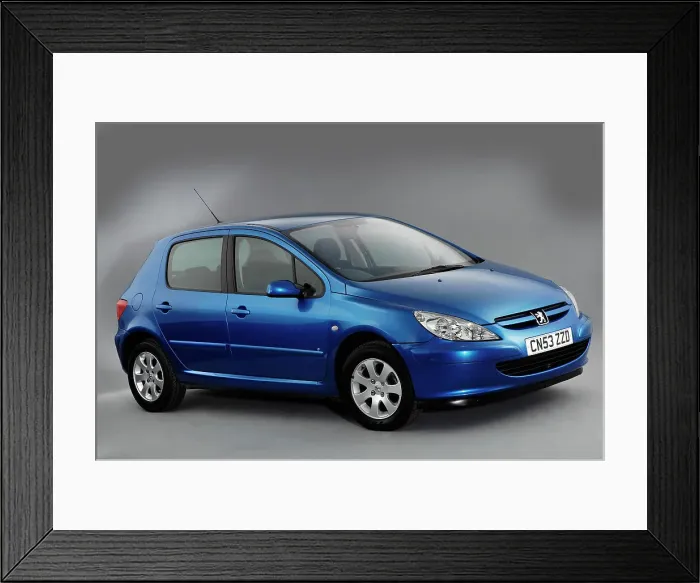 Framed Print : 2003 Peugeot 307 Framed Print : 2003 Peugeot 307