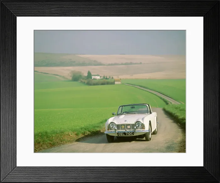Framed Print : 1965 Triumph TR4 Framed Print : 1965 Triumph TR4