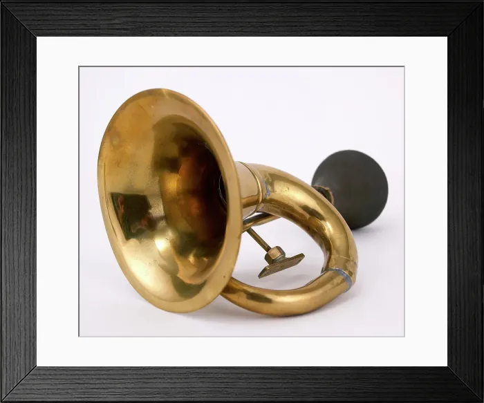 Framed Print : Brass Bulb Horn Framed Print : Brass Bulb Horn