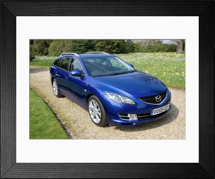 Framed Print : 2010 Mazda 6 SL Estate Framed Print : 2010 Mazda 6 SL Estate