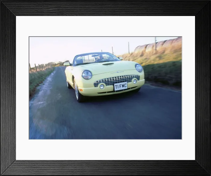Framed Print : 2002 Ford Thunderbird convertible Framed Print : 2002 Ford Thunderbird convertible