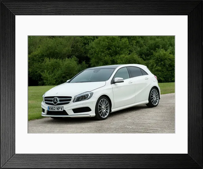 Framed Print : 2013 Mercedes Benz A Class 250 AMG