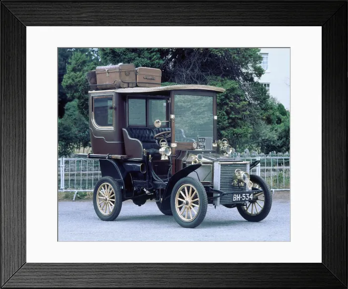 Framed Print : 1903 White 10hp steamer limousine Framed Print : 1903 White 10hp steamer limousine