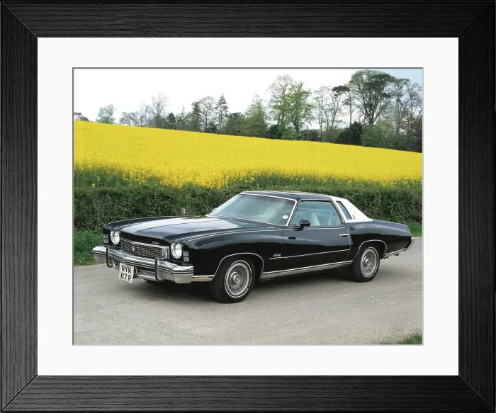 Framed Print : 1973 Chevrolet Monte Carlo Landau Framed Print : 1973 Chevrolet Monte Carlo Landau