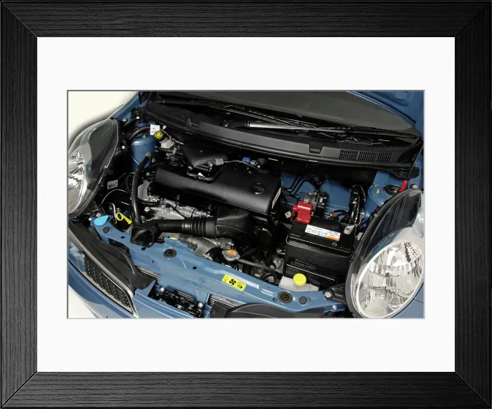 Framed Print : 2010 Nissan Micra Framed Print : 2010 Nissan Micra