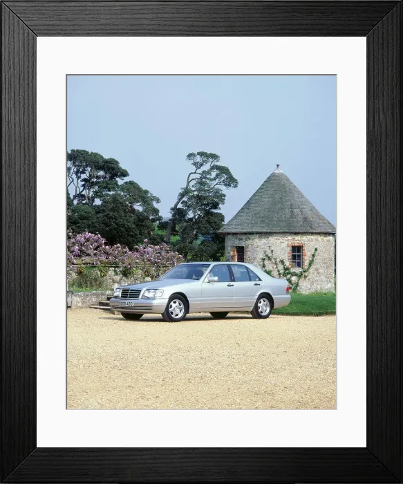 Framed Print : 1998 Mercedes Benz S500 Framed Print : 1998 Mercedes Benz S500