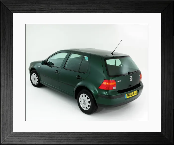 Framed Print : 2001 VW Golf 1.6 Framed Print : 2001 VW Golf 1.6