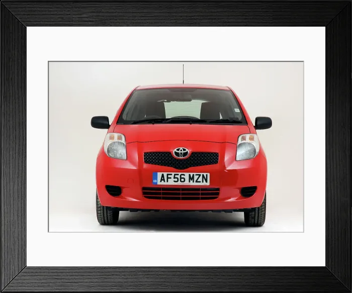Framed Print : 2006 Toyota Yaris Framed Print : 2006 Toyota Yaris