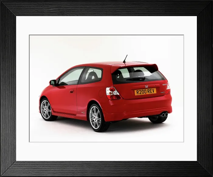 Framed Print : 2005 Honda Civic Type R Framed Print : 2005 Honda Civic Type R