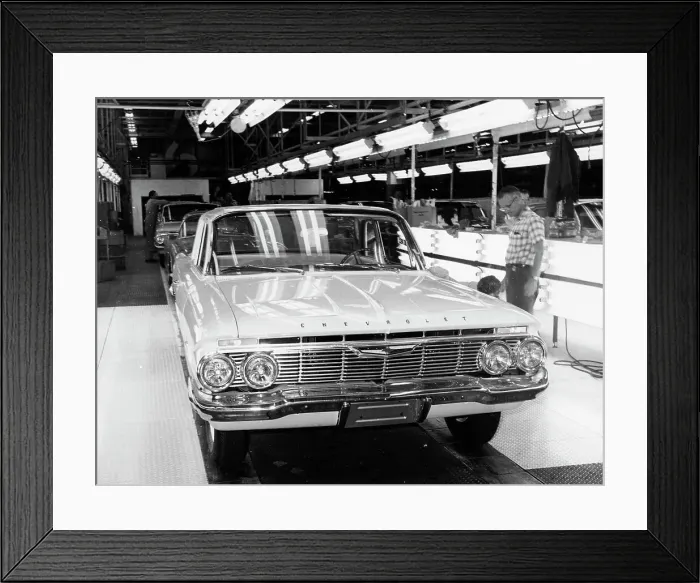 Framed Print : Chevrolet assembly line Framed Print : Chevrolet assembly line