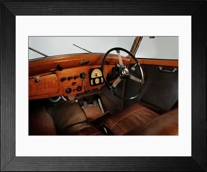 Framed Print : 1950 Lanchester LD10