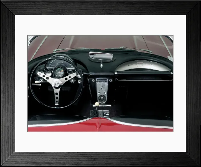 Framed Print : 1961 Chevrolet Corvette C1 Convertible Framed Print : 1961 Chevrolet Corvette C1 Convertible