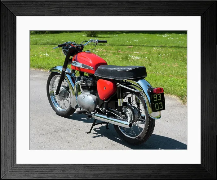 Framed Print : 1961 Norton Jubilee 250cc Framed Print : 1961 Norton Jubilee 250cc