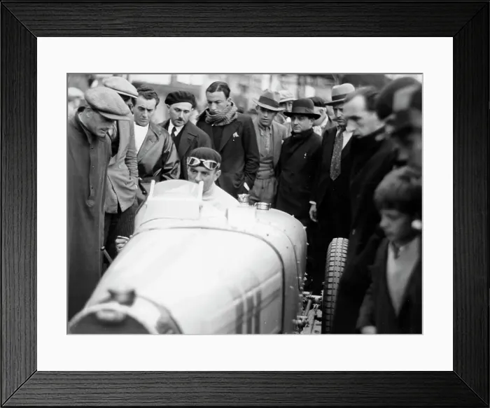 Framed Print : Achille Varzi in a Bugatti T51, winner of the Monaco Grand Prix, 1933 Framed Print : Achille Varzi in a Bugatti T51, winner of the Monaco Grand Prix, 1933