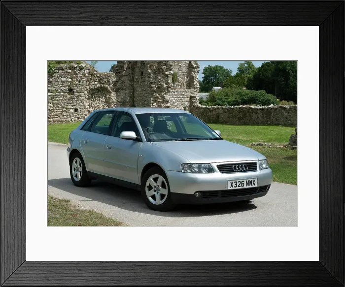 Framed Print : 2001 Audi A3 1.8 Framed Print : 2001 Audi A3 1.8