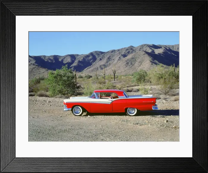 Framed Print : 1957 Ford Skyliner Retractable Framed Print : 1957 Ford Skyliner Retractable