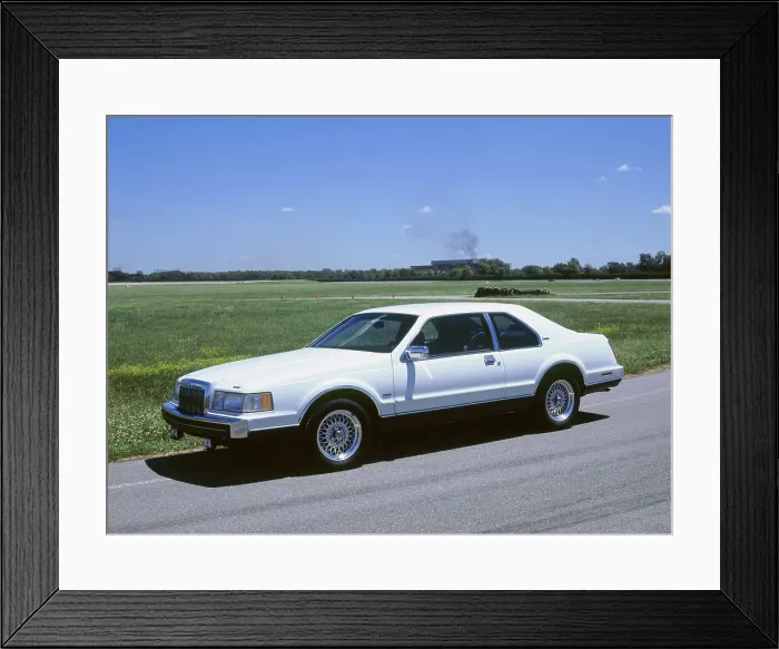 Framed Print : 1991 Lincoln mk 7 LSC