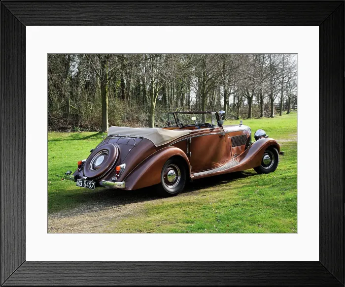 Framed Print : 1939 Railton Fairmile Series 3 Straight Eight Framed Print : 1939 Railton Fairmile Series 3 Straight Eight