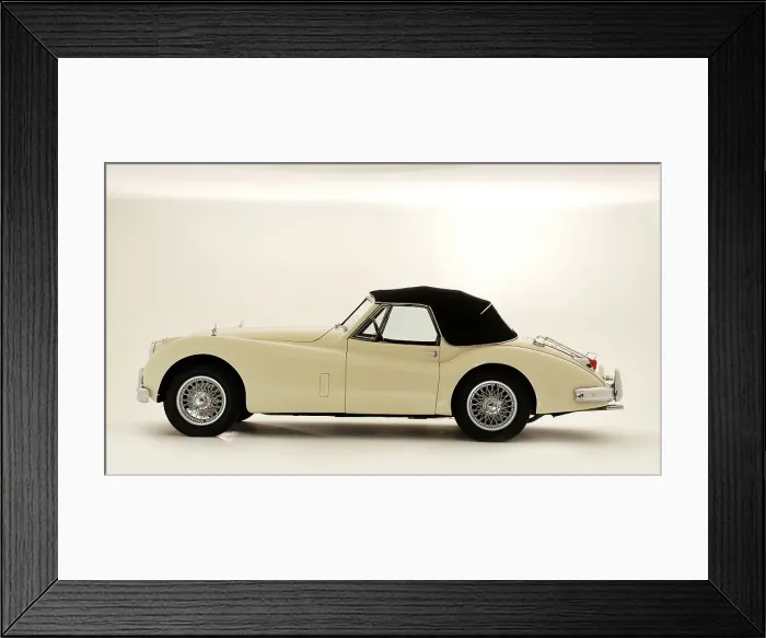 Framed Print : 1955 Jaguar XK140 Framed Print : 1955 Jaguar XK140