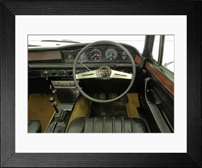 Framed Print : 1974 Rover P6 3500S Framed Print : 1974 Rover P6 3500S