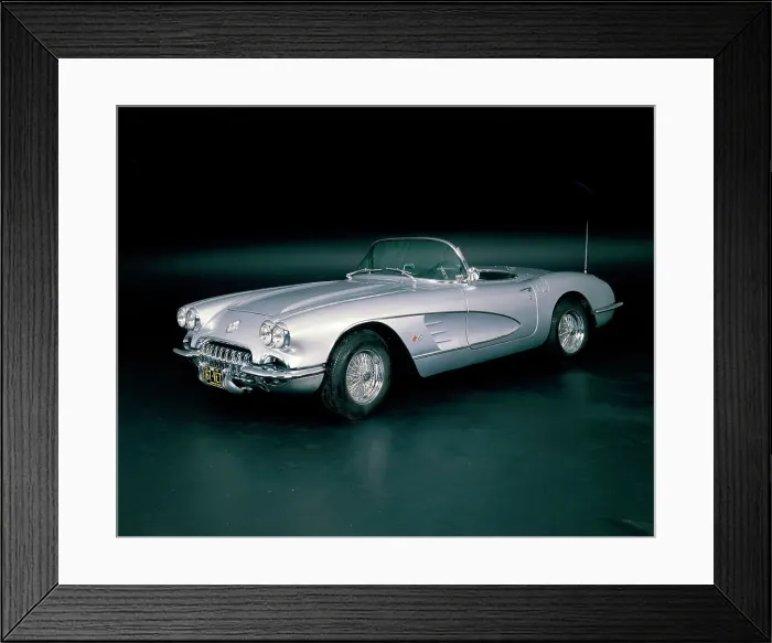 Framed Print : A 1963 Chevrolet Corvette Framed Print : A 1963 Chevrolet Corvette
