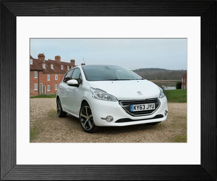 Framed Print : 2014 Peugeot 208 Hdi Framed Print : 2014 Peugeot 208 Hdi