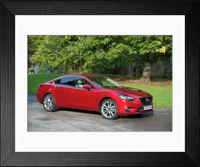Framed Print : 2013 Mazda 6 2.2D Sport Nav Framed Print : 2013 Mazda 6 2.2D Sport Nav