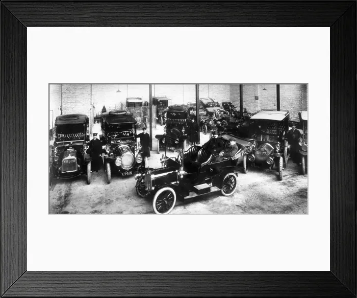 Framed Print : Chauffeurs showing private parking spaces Framed Print : Chauffeurs showing private parking spaces