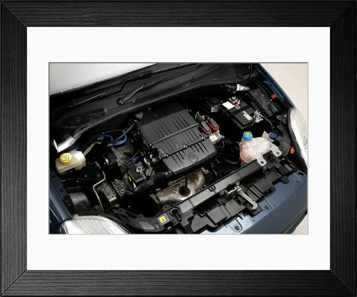 Framed Print : 2008 Fiat Punto Framed Print : 2008 Fiat Punto