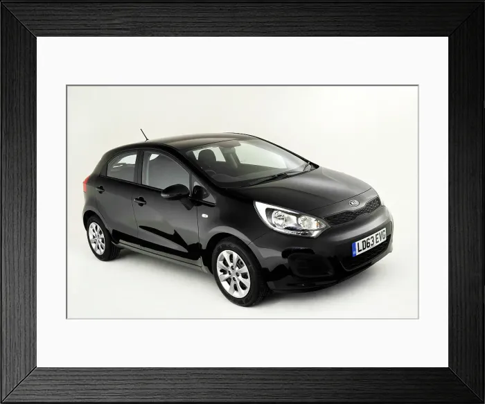 Framed Print : 2013 Kia Rio Framed Print : 2013 Kia Rio