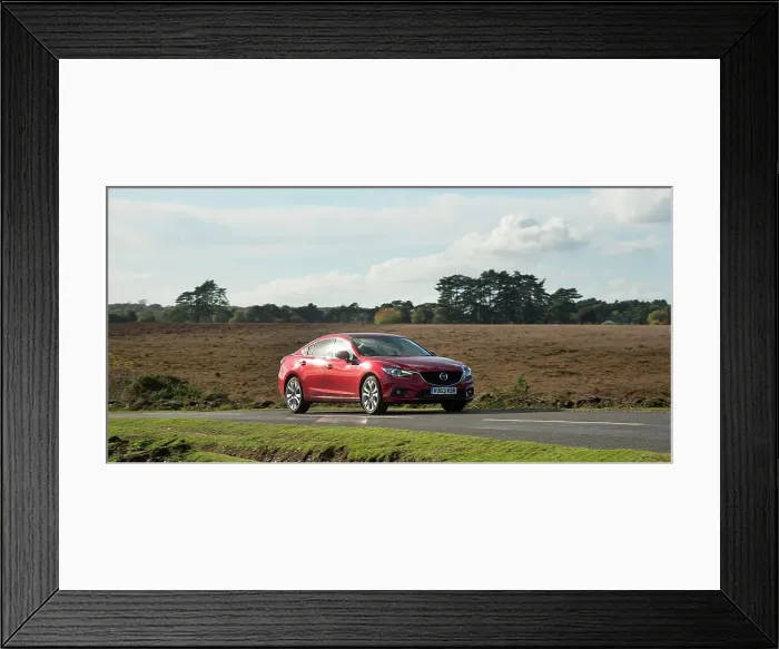 Framed Print : 2013 Mazda 6 2.2D Sport Nav Framed Print : 2013 Mazda 6 2.2D Sport Nav