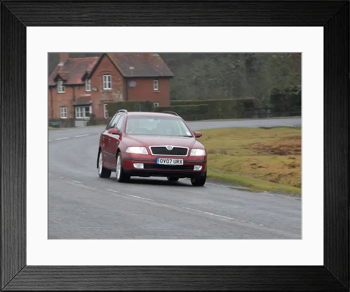 Framed Print : 2007 Skoda Octavia estate Framed Print : 2007 Skoda Octavia estate