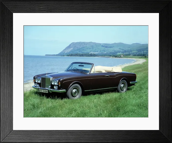 Framed Print : 1975 Rolls Royce Corniche convertible Framed Print : 1975 Rolls Royce Corniche convertible
