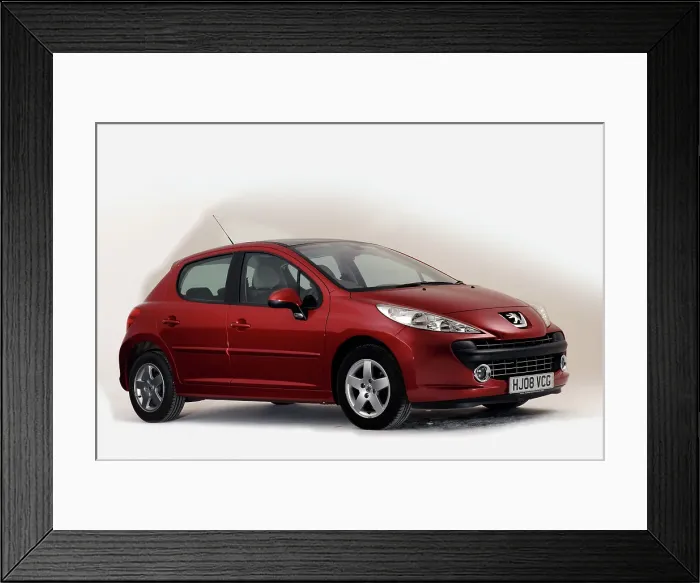 Framed Print : 2008 Peugeot 207 Framed Print : 2008 Peugeot 207