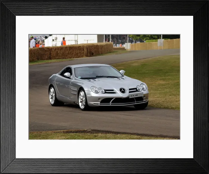 Framed Print : 2009 Mercedes Benz SLR McLaren Framed Print : 2009 Mercedes Benz SLR McLaren