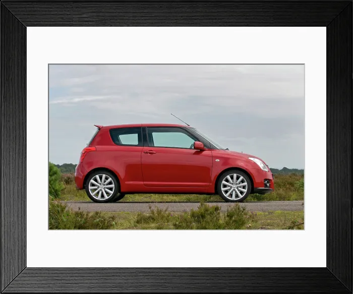 Framed Print : 2009 Suzuki Swift Sport Framed Print : 2009 Suzuki Swift Sport