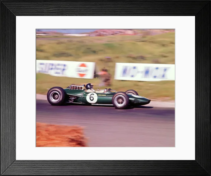 Framed Print : James Clark driving a 1966 Lotus 33 Climax V8 Framed Print : James Clark driving a 1966 Lotus 33 Climax V8