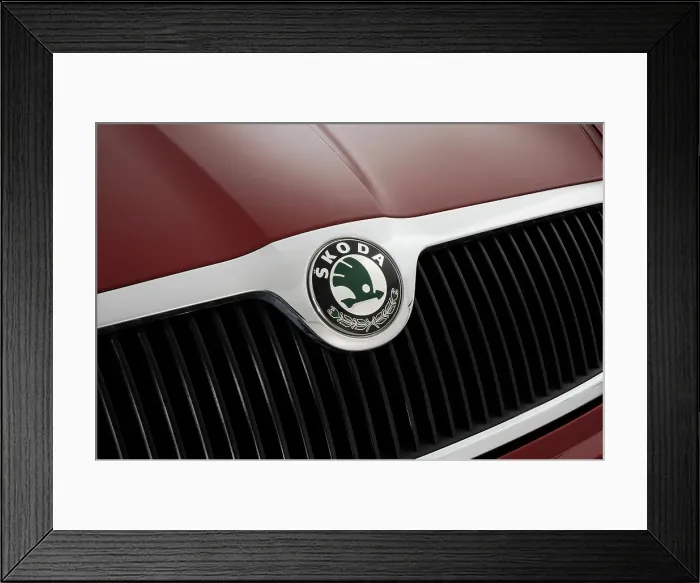 Framed Print : 2007 Skoda Octavia estate