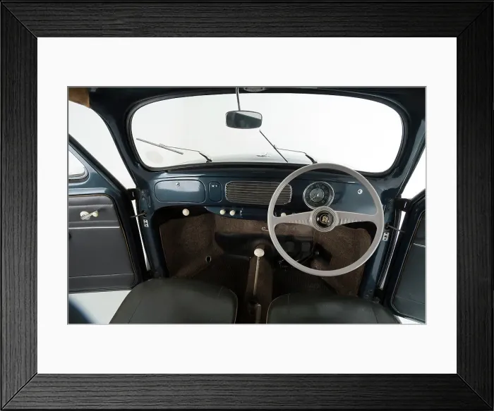 Framed Print : 1953 Volkswagen Beetle Export Framed Print : 1953 Volkswagen Beetle Export