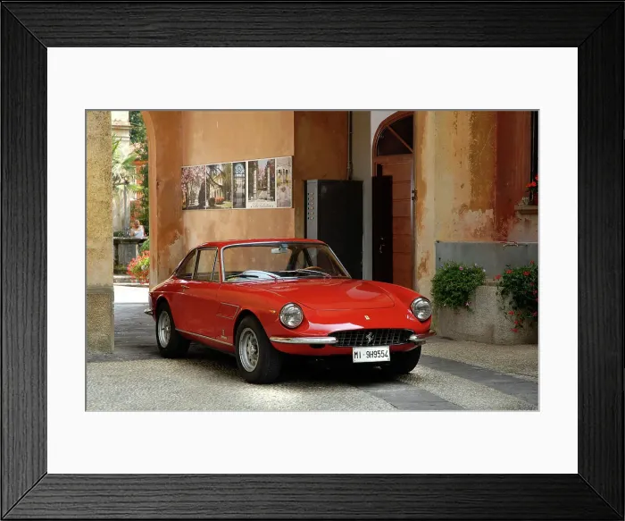 Framed Print : 1968 Ferrari 330 GTC Coupe Framed Print : 1968 Ferrari 330 GTC Coupe